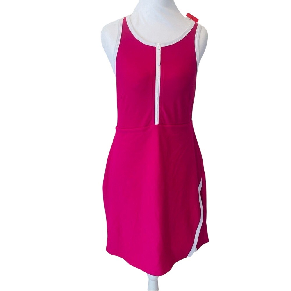 Sage Collective Active Tennis pickleball golf Dress /Shorts Pink New With Tags